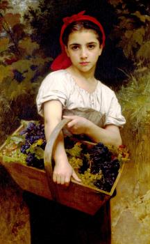 William-Adolphe Bouguereau : The Grape Picker